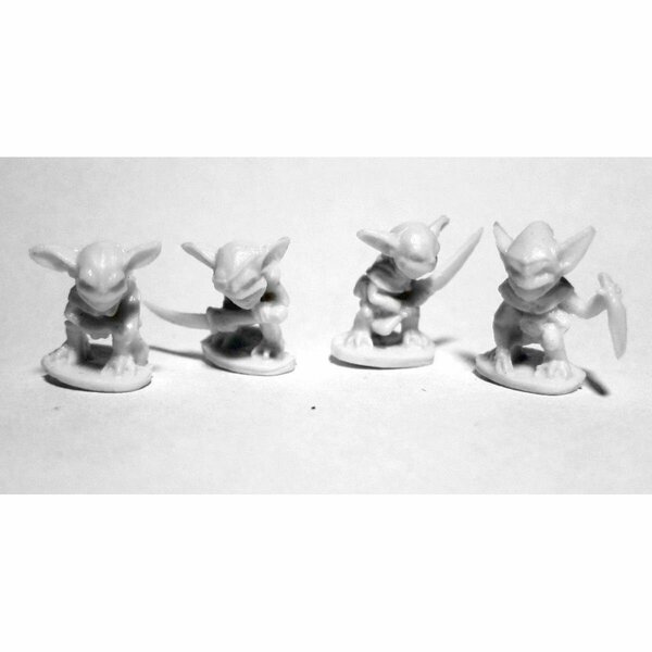 Thinkandplay 28 mm Dark Heaven Bones Gremlins W3 Pack Mint of Miniature Games - 4 Count TH2740281
